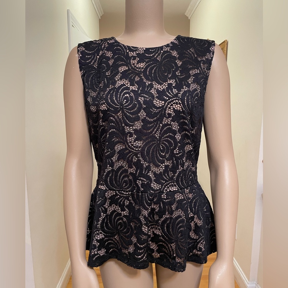 BCBG Maxazria Keren Peplum top